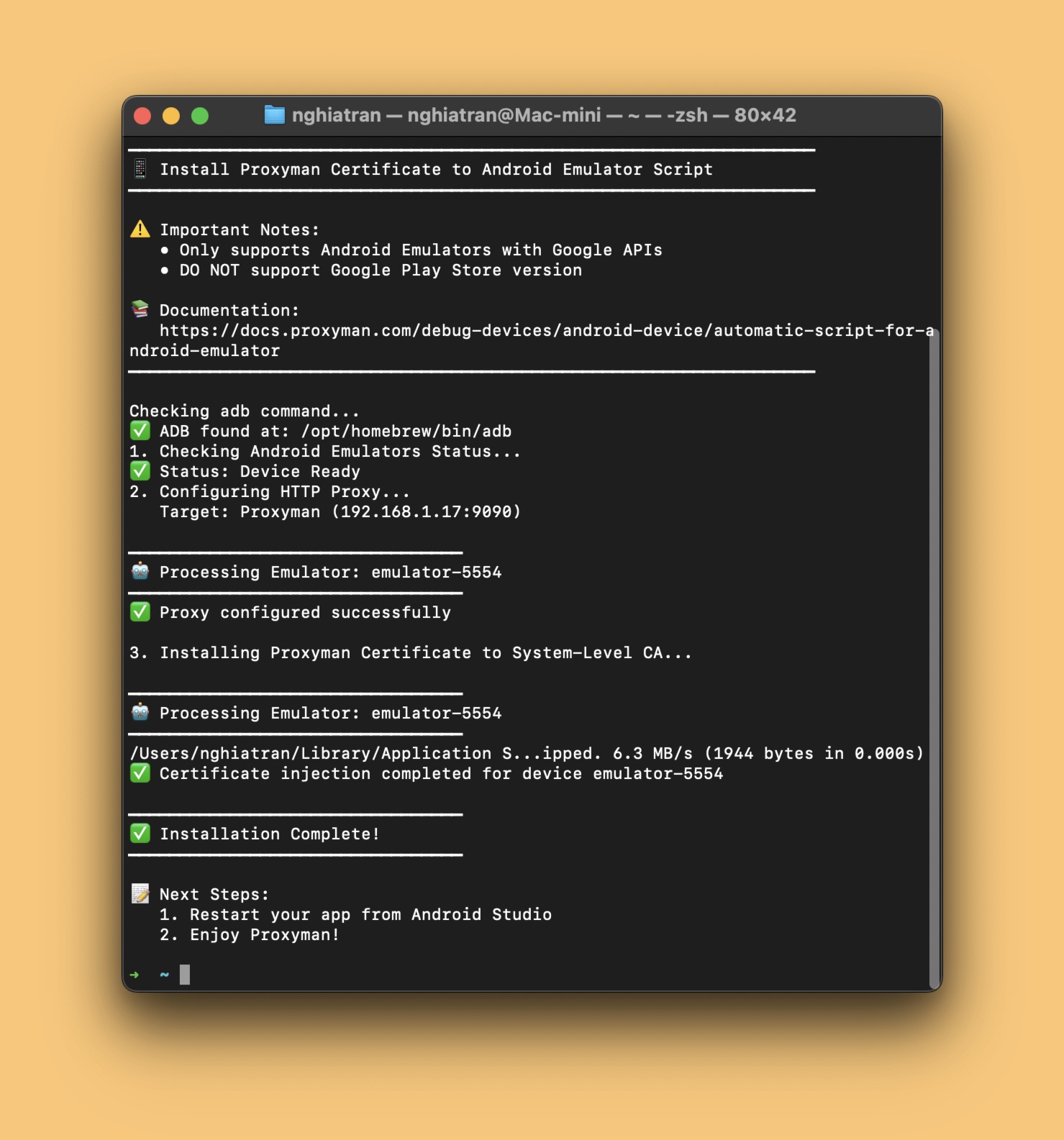 Setup Proxyman with Auto Script