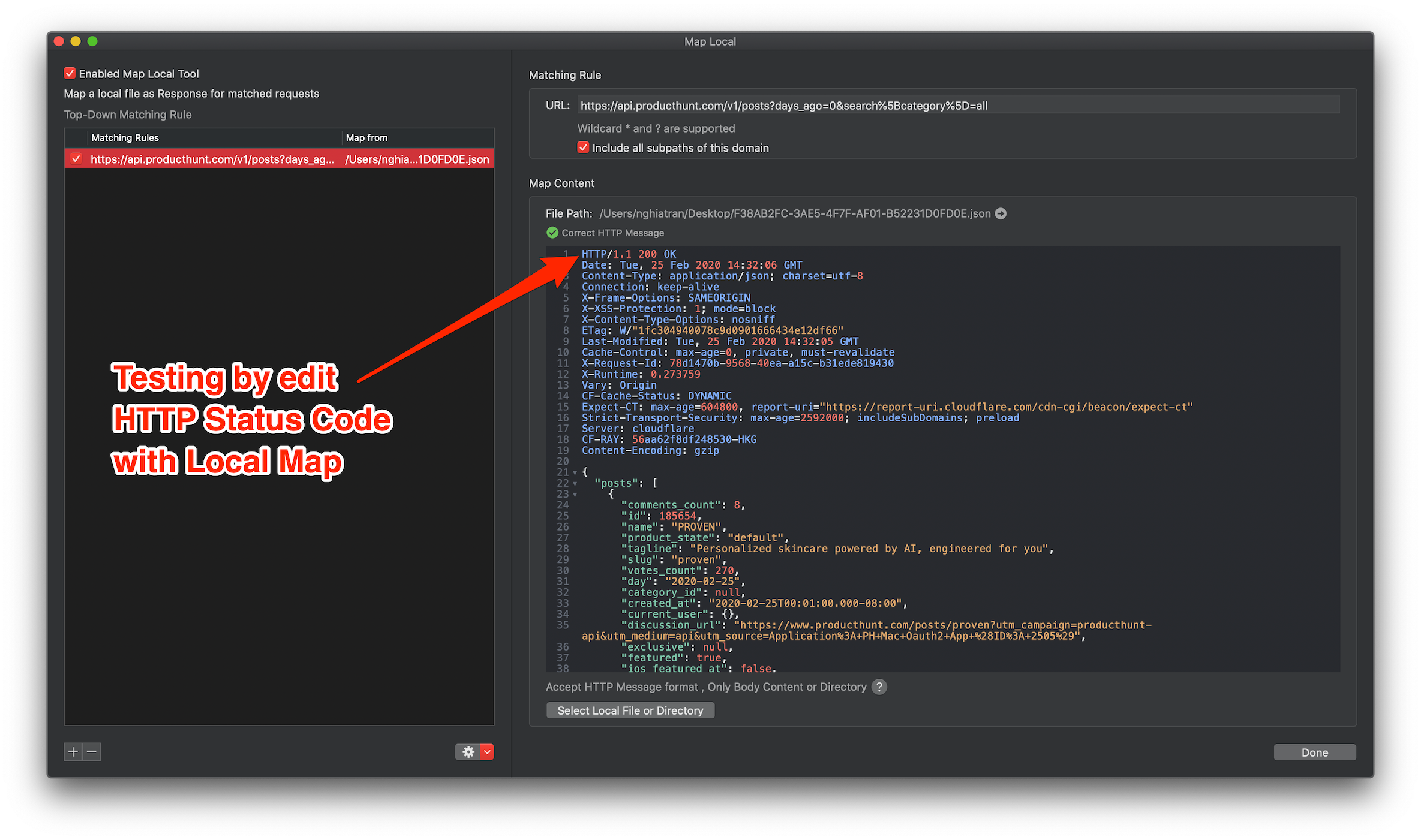 Cover Image for Change HTTP status codes for UI testing