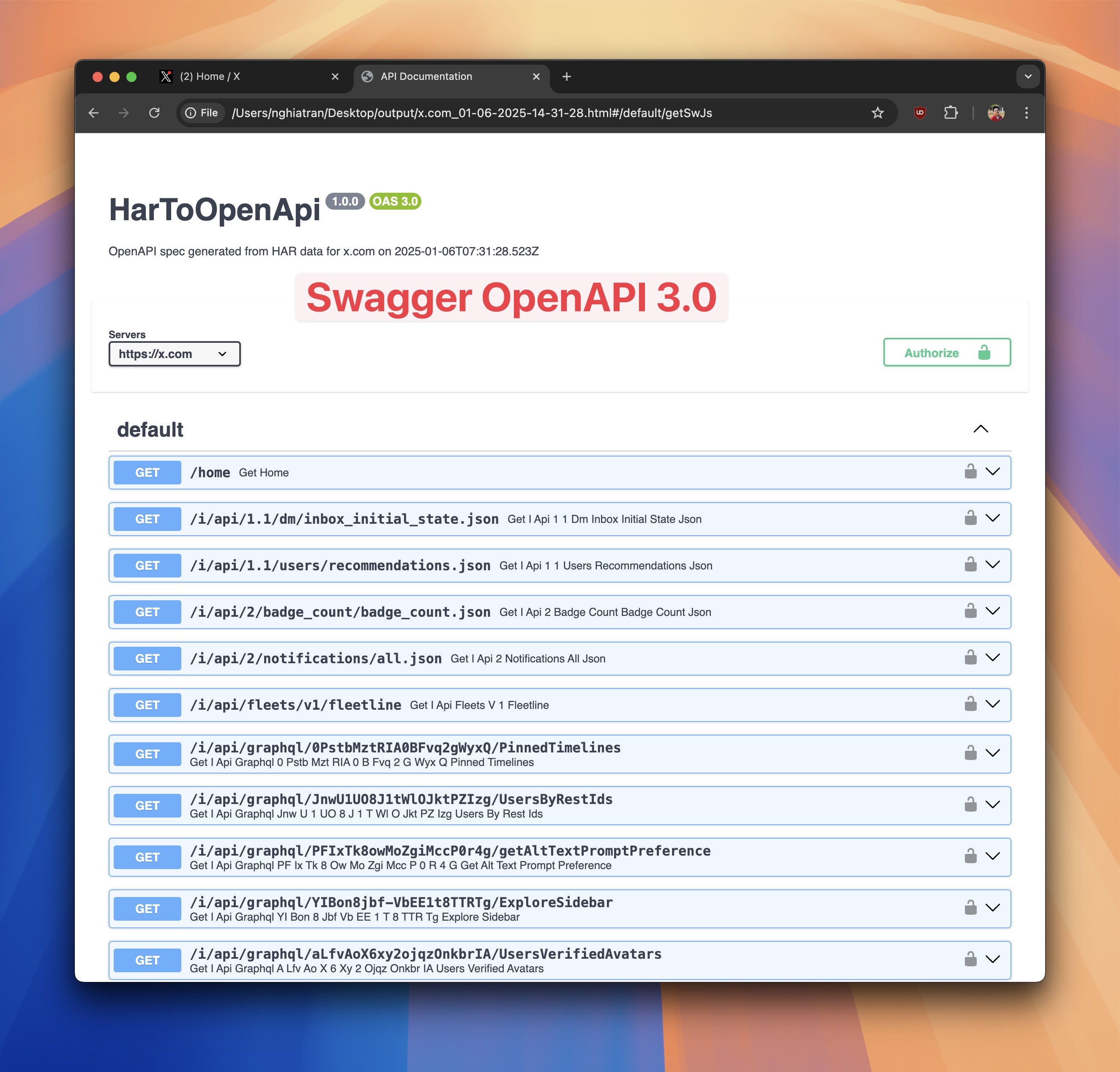 Proxyman Export OpenAPI HTML