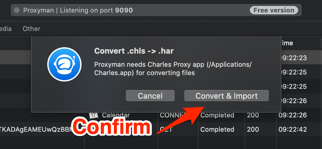 Migrate from Charles to Proxyman